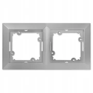 Klawisze i ramki - Timex Opal Ramka podwójna srebrny 118662 - miniaturka - grafika 1
