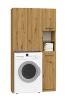 Inne meble do łazienki - Komplet szafek łazienkowych w kolorze dąb artisan Antola 2X - miniaturka - grafika 1