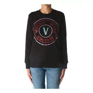 Koszulki i topy damskie - Versace Jeans Couture 73Hait13Cf01T Choker Women Nero/multicolor Versace Jeans Couture - grafika 1