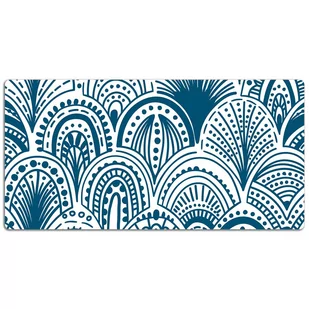 Ochronna mata na biurko Abstrakcja Boho 120x60 cm, Dywanomat - Podkładki na biurko - miniaturka - grafika 1