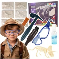 Zabawki interaktywne dla dzieci - Wykopaliska Kopalnia Skamielina Dinozaurów Mały Archeolog Zabawka Prezent Z2032 - miniaturka - grafika 1