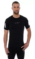 Pozostała odzież narciarska - Brubeck, T-shirt termoaktywny męski z krótkim rękawem, Athletic, rozmiar S - miniaturka - grafika 1