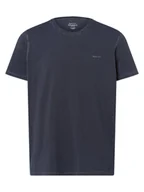 Koszulki męskie - Gant - T-shirt męski, niebieski - miniaturka - grafika 1