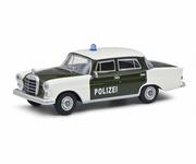 Samochody i pojazdy dla dzieci - Schuco Mercedes Benz 200 Polizei 1:64 452027800 - miniaturka - grafika 1