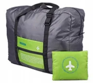 Akcesoria podróżnicze - Szaro - zielona torba podróżna 46x36x18,5 cm bagaż podręczny - miniaturka - grafika 1