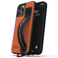 Etui i futerały do telefonów - Etui Diesel Handstrap Case Utility Twill do iPhone 12 Pro Max czarno-pomarańczowy/black-orange - miniaturka - grafika 1