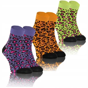 KOLOROWE SKARPETY za kostkę krótkie skarpetki w śmieszne wzory *35-38 - Skarpetki męskie - miniaturka - grafika 1