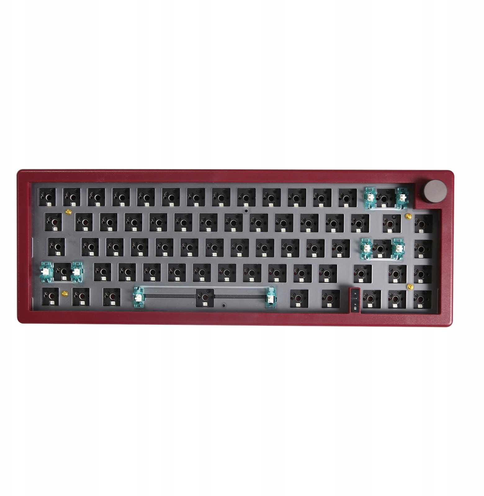 Zuoya Klawiatura Mechaniczna Red GMK67 65% DIY Kit Hotswap RGB Wireless 2.4 Ghz