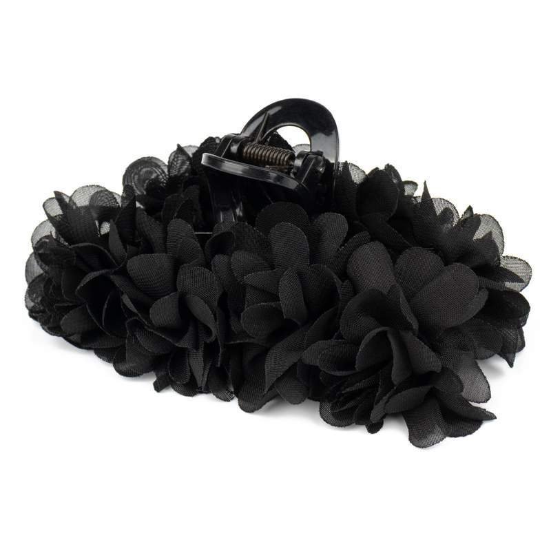 KLAMRA szczęka SPINKA do włosów duża kwiatek KWIATY żabka