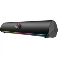 Głośniki komputerowe - Głośnik YENKEE YSP 1002 RGB SPARK (45022453) Czarny - miniaturka - grafika 1