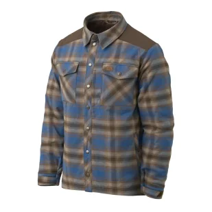 Koszula Ocieplana Helikon-Tex Winter Warden - Forest Blue Plaid - Odzież taktyczna i umundurowanie - miniaturka - grafika 1