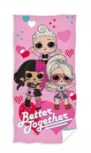 Okrycia kąpielowe dla dzieci - Ręcznik kąpielowy L.O.L. Surprise Better Together, 70 x 140 cm - miniaturka - grafika 1