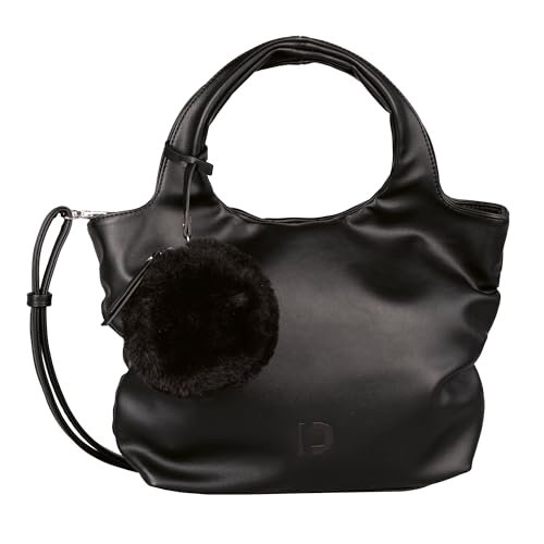 TOM TAILOR Denim bags Nila damska torba na ramię torba na ramię zamek błyskawiczny średnia czarna, czarny, Nowoczesny