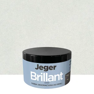 Farba do mebli Brilliant 0.125 l Nikiel Jeger - Farby wewnętrzne - miniaturka - grafika 1