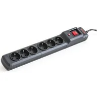Listwy zasilające - Armac Listwa Zasilająca MULTI M6 (6 GNIAZD) 1.5m czarna M6/15/CZ - miniaturka - grafika 1