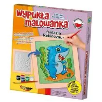 Wypukła malowanka Fantazja Rekinozaur Mirage Hobby - Zabawki kreatywne - miniaturka - grafika 1