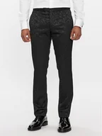 Spodnie męskie - JOOP! Spodnie garniturowe 17 JT-17Bask 30040434 Czarny Slim Fit - miniaturka - grafika 1