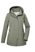 Kurtki damskie - G.I.G.A. DX Damska kurtka softshellowa/kurtka outdoorowa z odpinanym kapturem GS 75 WMN SFTSHLL JCKT, oliwkowa zieleń, 48, 42695-000 - miniaturka - grafika 1