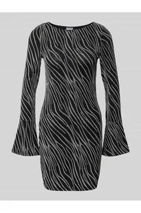 Sukienka mini z rozkloszowanymi rękawami model GILLY - Noisy May - Sukienki - miniaturka - grafika 1