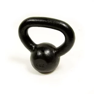 Kettlebell Master 4 Kg Czarna - Pozostały sprzęt siłowy - miniaturka - grafika 1