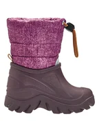 Botki damskie - Playshoes Botki zimowe w kolorze fioletowym - miniaturka - grafika 1