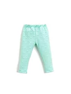 Legginsy - Koton Dziewczęce legginsy z nadrukiem serca, Zielony (750), 9-12 Miesiące - miniaturka - grafika 1