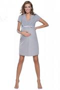 Piżamy ciążowe - Italian Fashion Radość melanżowa koszula  nocna ciążowa - miniaturka - grafika 1