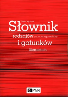 Słownik rodzajów i gatunków literackich - Słowniki języków obcych - miniaturka - grafika 1