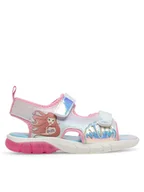 Buty dla dziewczynek - Princess Sandały SS24-111DPRN Różowy - miniaturka - grafika 1