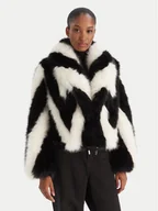 Płaszcze damskie - YES LONDON Futro LC/2083ECO Kolorowy Regular Fit - miniaturka - grafika 1