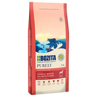 Bozita Dog Purely Adult Large Grain Free, łosoś i wołowina - 11 kg - Sucha karma dla psów - miniaturka - grafika 1