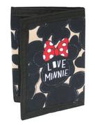 Portfele - Eurocom Portfel czarny dla nastolatków Minnie Love - miniaturka - grafika 1