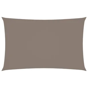 vidaXL Prostokątny żagiel ogrodowy, tkanina Oxford, 3x6 m, taupe 135433 - Parasole ogrodowe - miniaturka - grafika 7