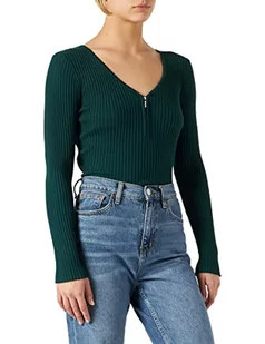 Morgan Sweter damski, zielony, XS - Swetry damskie - miniaturka - grafika 1