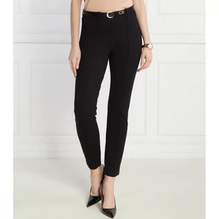 Spodnie damskie - BOSS Spodnie Tanaina6 | Slim Fit | stretch - grafika 1