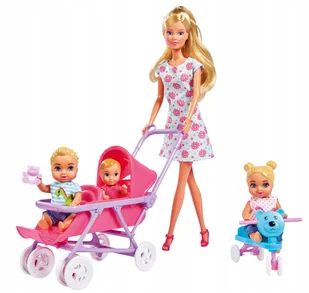 Simba Lalka Steffi Love w pokoju dziecięcym dla dziecka +AKCESORIA - Lalki dla dziewczynek - miniaturka - grafika 1