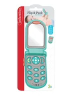 Zabawki interaktywne dla dzieci - Infantino Zabawny Telefon zielony - miniaturka - grafika 1