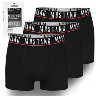 Mustang Bokserki Męskie Bawełniane 3 sztuki 4200 Rozmiar XXL - Majtki męskie - miniaturka - grafika 1