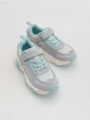 Buty dla dziewczynek - Reserved - Sneakersy z łączonych materiałów - jasnoszary - miniaturka - grafika 1