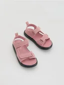 Buciki dla niemowląt - Reserved - Sandały z imitacji skóry - różowy - miniaturka - grafika 1