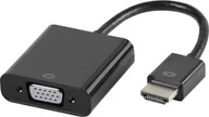 Złącza, przejściówki, adaptery - Vivanco adapter HDMI - VGA 0.1m 45493 - miniaturka - grafika 1