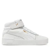 Buty dla dziewczynek - Sneakersy Puma Carina 2.0 Mid Jr 387376 03 Biały - miniaturka - grafika 1