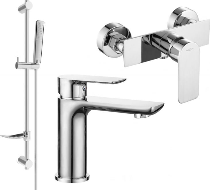 Mexen Alfa DF72 zestaw prysznicowy, chrom - 745704DF72-00