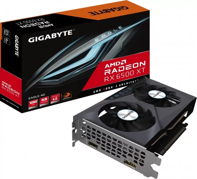 Gigabyte Karta graf. RX 6500 XT Eagle 4G GV-R65XTEAGLE-4GD