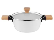 Garnki - Garnek aluminiowy z powłoką ceramiczną Florina Aspen 20 cm 2,2 l biały - miniaturka - grafika 1
