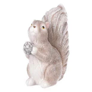 Dekoracja zimowa Wiewiórka, 12 x 12 x 6 cm, polyresin - Ozdoby bożonarodzeniowe - miniaturka - grafika 1