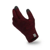 Rękawiczki - PaMaMi, Rękawiczki męskie, bordowa mulina - miniaturka - grafika 1
