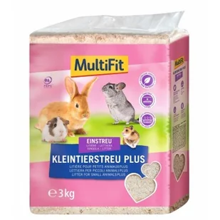 MultiFit Ściółka dla małych zwierząt Plus 3 kg - Akcesoria do hodowli zwierząt - miniaturka - grafika 1