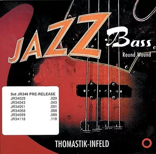 Thomastik Einzelsaite D .051 Stahlkern, Nickel round wound long scale 34" JR34051 für E-Bass Jazz Satz JR344, JR345, JR346 - Struny gitarowe  - miniaturka - grafika 1
