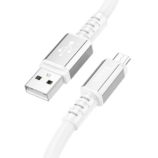 HOCO kabel USB A do Micro 2,4A Strength X85 1m biały - Kable USB - miniaturka - grafika 1